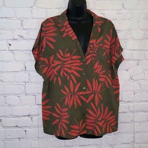 🌞🌞🌞 A new day tropical buttondown